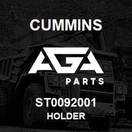 ST0092001 Cummins HOLDER | AGA Parts