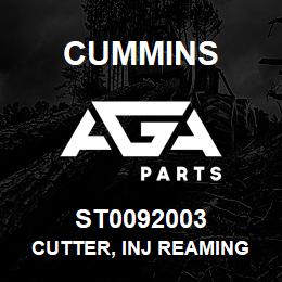 ST0092003 Cummins CUTTER, INJ REAMING TOOL | AGA Parts