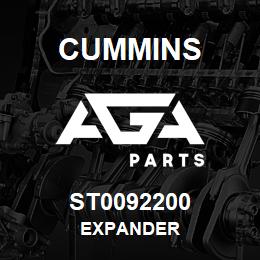 ST0092200 Cummins EXPANDER | AGA Parts