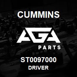 ST0097000 Cummins DRIVER | AGA Parts