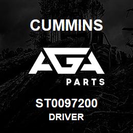 ST0097200 Cummins DRIVER | AGA Parts