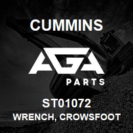 ST01072 Cummins WRENCH, CROWSFOOT | AGA Parts