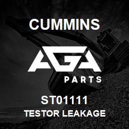 ST01111 Cummins TESTOR LEAKAGE | AGA Parts