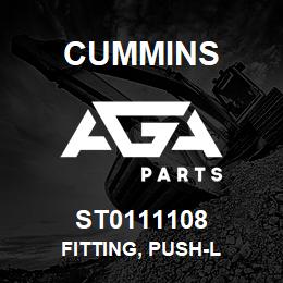 ST0111108 Cummins FITTING, PUSH-L | AGA Parts