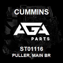 ST01116 Cummins PULLER, MAIN BR | AGA Parts