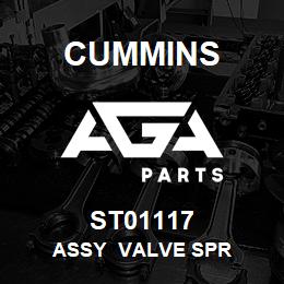 ST01117 Cummins ASSY VALVE SPR | AGA Parts