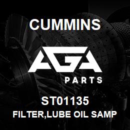 ST01135 Cummins FILTER,LUBE OIL SAMPLING | AGA Parts