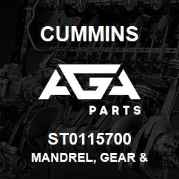 ST0115700 Cummins MANDREL, GEAR & | AGA Parts