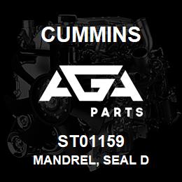 ST01159 Cummins MANDREL, SEAL D | AGA Parts