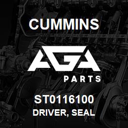 ST0116100 Cummins DRIVER, SEAL | AGA Parts