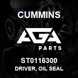 ST0116300 Cummins DRIVER, OIL SEAL | AGA Parts