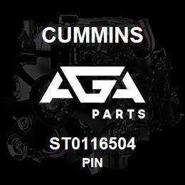 ST0116504 Cummins PIN | AGA Parts