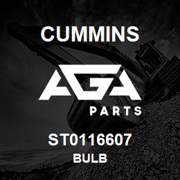 ST0116607 Cummins BULB | AGA Parts