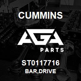 ST0117716 Cummins BAR,DRIVE | AGA Parts