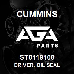 ST0119100 Cummins DRIVER, OIL SEAL | AGA Parts