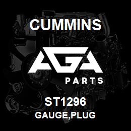 ST1296 Cummins GAUGE,PLUG | AGA Parts