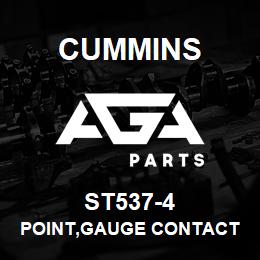 ST537-4 Cummins POINT,GAUGE CONTACT | AGA Parts