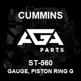 ST-560 Cummins GAUGE, PISTON RING GROOVE | AGA Parts