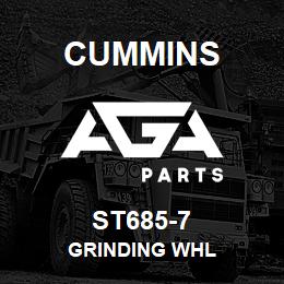 ST685-7 Cummins GRINDING WHL | AGA Parts