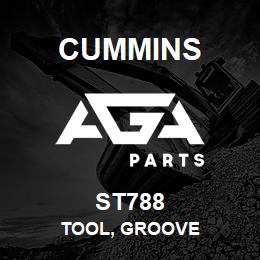 ST788 Cummins TOOL, GROOVE | AGA Parts