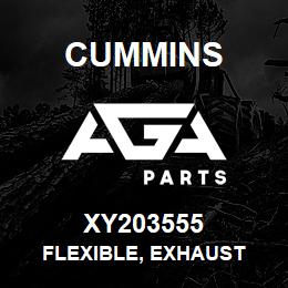 XY203555 Cummins FLEXIBLE, EXHAUST | AGA Parts