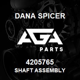 4205765 Dana SHAFT ASSEMBLY | AGA Parts