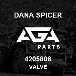 4205806 Dana VALVE | AGA Parts