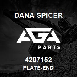 4207152 Dana PLATE-END | AGA Parts