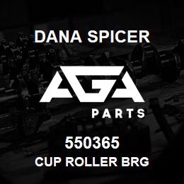 550365 Dana CUP ROLLER BRG | AGA Parts