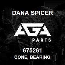 675261 Dana CONE, BEARING | AGA Parts