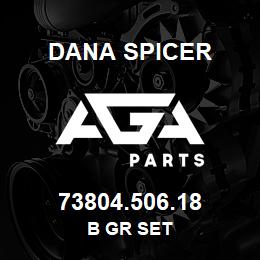 73804.506.18 Dana B GR SET | AGA Parts