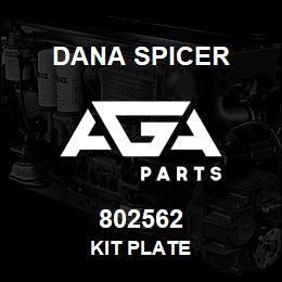 802562 Dana KIT PLATE | AGA Parts