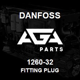 1260-32 Danfoss FITTING PLUG | AGA Parts