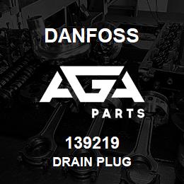 139219 Danfoss DRAIN PLUG | AGA Parts