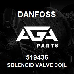 519436 Danfoss SOLENOID VALVE COIL | AGA Parts