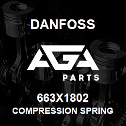 663X1802 Danfoss COMPRESSION SPRING | AGA Parts