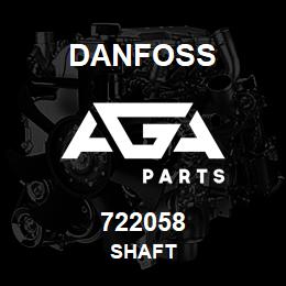 722058 Danfoss SHAFT | AGA Parts