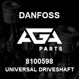 8100598 Danfoss UNIVERSAL DRIVESHAFT | AGA Parts