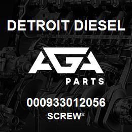 000933012056 Detroit Diesel Screw* | AGA Parts