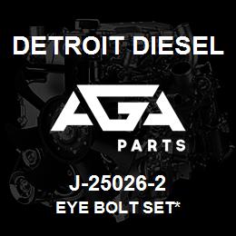 J-25026-2 Detroit Diesel Eye Bolt Set* | AGA Parts