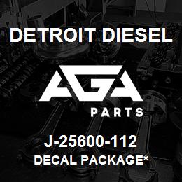 J-25600-112 Detroit Diesel Decal Package* | AGA Parts