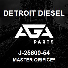 J-25600-54 Detroit Diesel Master Orifice* | AGA Parts