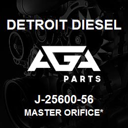 J-25600-56 Detroit Diesel Master Orifice* | AGA Parts