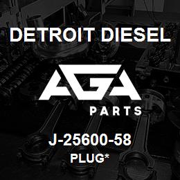 J-25600-58 Detroit Diesel Plug* | AGA Parts