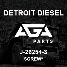 J-26254-3 Detroit Diesel Screw* | AGA Parts