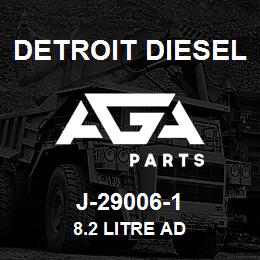 J-29006-1 Detroit Diesel 8.2 Litre Ad | AGA Parts