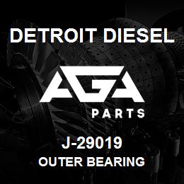 J-29019 Detroit Diesel Outer Bearing | AGA Parts