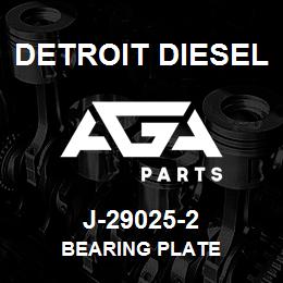 J-29025-2 Detroit Diesel Bearing Plate | AGA Parts