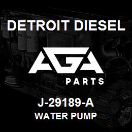 J-29189-A Detroit Diesel Water Pump | AGA Parts