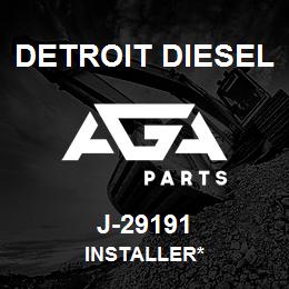 J-29191 Detroit Diesel Installer* | AGA Parts